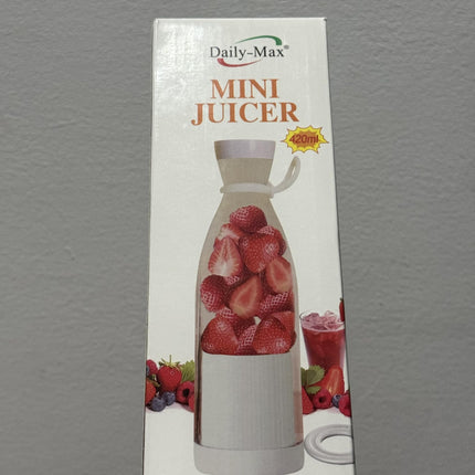 Deily-Max MAX-6045 Frullatore Portatile, 420 ml, Senza BPA, per Smoothie e Frutta, Ideale per Viaggi e Ufficio