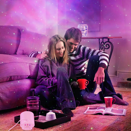 Lampada Proiettore Stelle,LED Proiettore Cielo Stellato Lampada, Proiettore cielo Stellato,LED Luce Rotante Nebulosa con Timer e Telecomando,per Bambini/Adulti/Regalo/Decorazioni