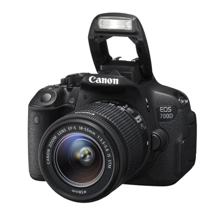 Canon EOS 700D + EF-S 18-55mm 18MP CMOS 5184 x 3456Pixels Nero (Ricondizionato) )