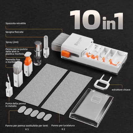 Ordilend per iPhone Kit di Pulizia per PC Tastiera Laptop Cleaner, Bianco