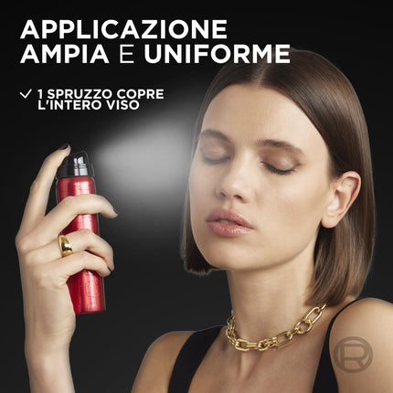 L'Oréal Paris Spray Fissante per il Make-Up, No Transfer, Ad Asciugatura Rapida, Tenuta Look Fino a 36H, A Prova di Sudore e Umidità, Infaillible 3-Second Face Setting Mist, 75 ml
