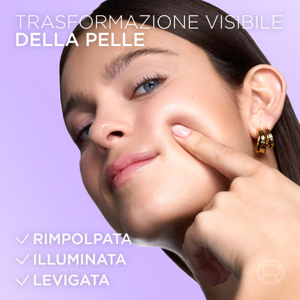 L'Oréal Paris Revitalift Glass Skin Maschera in Idrogel Viso, 4pz