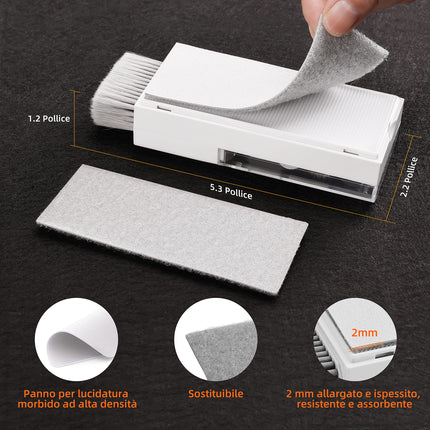 Ordilend per iPhone Kit di Pulizia per PC Tastiera Laptop Cleaner, Bianco