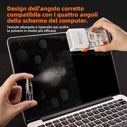 Ordilend per iPhone Kit di Pulizia per PC Tastiera Laptop Cleaner, Bianco