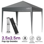 Grey with no walls / 2.5m x 2.5m / GERMANY