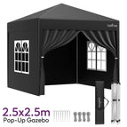 Black with 4 walls / 2.5m x 2.5m / GERMANY