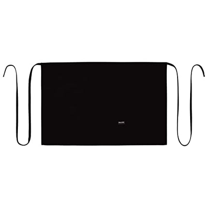PALLTEX AMAYA Grembiule da Cameriere Grembiule corto per Ristorante, Artigianato, Pittura, Cottura EN ISO 13688 , Nero , Taglia unica