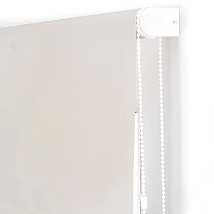 Blindecor Draco Tenda a rullo oscurante - Argento grigio, 160 x 230 cm (Larghezza x Altezza) | Dimensioni del tessuto 157 x 225 cm. Tende termiche oscuranti