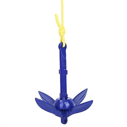Ancora a Ombrello, Pieghevole Grapnel, Mini Ancora a Ombrello, Accessori per Ancoraggio per Barca Pieghevole in Lega di Alluminio a 4 Denti per Accessori per la Pesca in Canoa Kayak per Barca a Vela