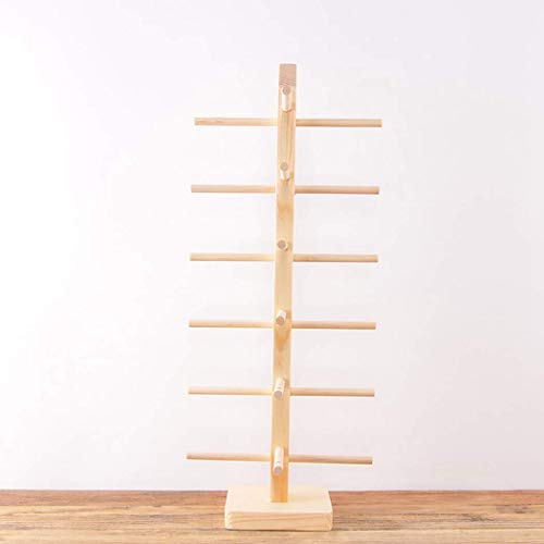 Justdolife Occhiali da Esposizione Creativi Occhiali da Sole in Legno Rack Occhiali Stand