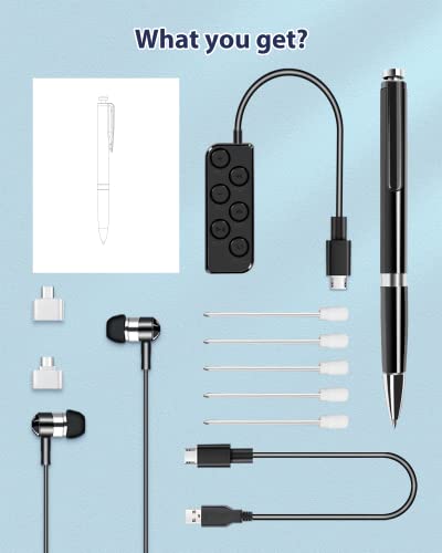 Registratore Vocale Portatile, 32GB XIXITPY Registratore Audio con Attivazione Vocale, Registratore per Riunioni Lezioni Interviste