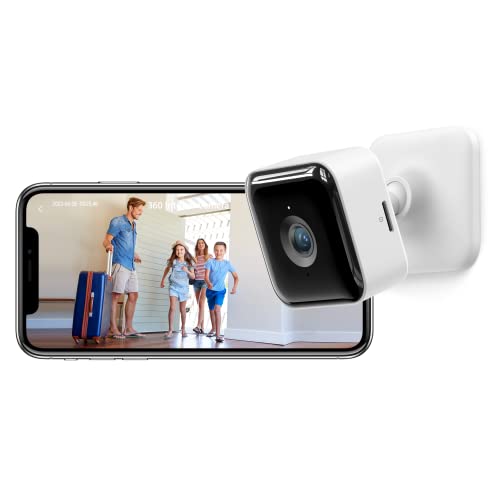 GNCC C2 Telecamera WiFi Interno, 1080P Videocamera Sorveglianza Interno WiFi per Bambini, Visione Notturna, Audio Bidirezionale, Notifiche in Tempo Reale del Sensore di Movimento, Compatibile Alexa