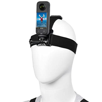 Kit di accessori per insta360 One X3 Compatibile con GoPro Hero 10, Hero 9/8/7/6, Include Clip per Zaino, Fascia Toracica, Fascia,Testa, Cainturino