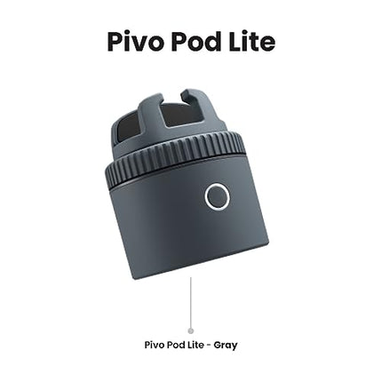 Pod Lite Sensore di movimento automatico Tracking Supporto e Pod Smartphone per creazione di contenuti a mani libere Rotazione 360° Bluetooth Registrazione Video Supporto per fotocamera