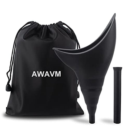 AWAVM Piscio In Piedi Donna Regalo Donna Toilette Campeggio Car Accessori, Orinatoio Donna Borsa da Trekking Viaggio Accessori Campeggio Toilette Portatile WC, Orinatoio per Donna Pipì In Piedi Imbuto