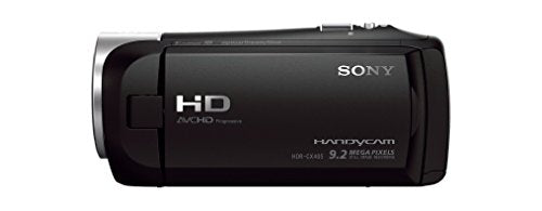 Sony HDR-CX405 Videocamera Full HD con Sensore CMOS Exmor R, Ottica Zeiss 26.8 mm, Zoom Ottico 30x, SteadyShot Ottico, Nero