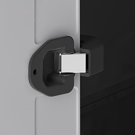 Keter Armadio Basso Titan, 2 Ripiani Regolabili, Grigio, 80x44x100 H Cm