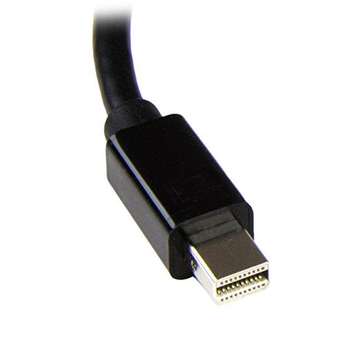 StarTech.com Adattatore Mini DisplalyPort 1.2 a VGA, Convertitore mDP VGA con audio, Risoluzione 1920x1200, Compatibile con Mac/Microsoft (MDP2VGAA)