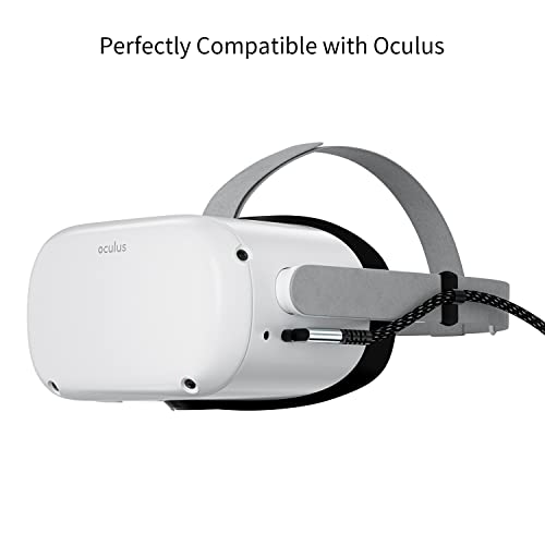 ESSAGER Cavo collegamento 5M USB 3.0 Compatibile con Meta/Oculus Quest 2 Accessori e PC/Steam VR, Trasferimento dati PC ad Alta Velocità, Cavo USB C per Cuffie VR e PC da Gioco