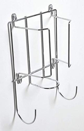 Handles And Ironmongery - Supporto per ASSE e Ferro da Stiro, per Montaggio su Porta o Parete, in Cromo Lucido