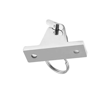 iplusmile Tendalino Parasole per Barca in Acciaio Inox Tendalino Ponte per Barche Supporto da Ponte Girevole da Ponte per Barche Accessori da Tetto per Barche Argento