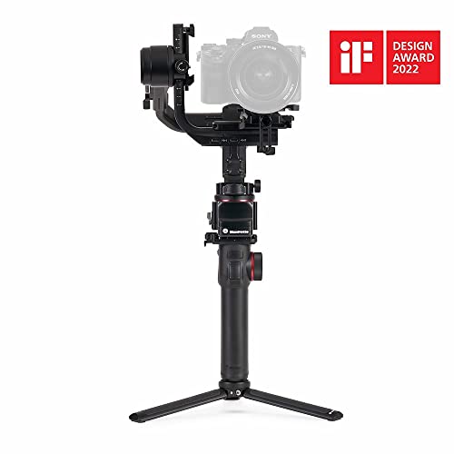 Manfrotto MVG300XM, Stabilizzatore Fotocamera Portatile Modulabile a 3 Assi per Camera Compatta, Stabilizzatore, Piattaforma per Video Dinamici, Sostiene fino a 3,4 Kg, Creazione di Video, Vlogging