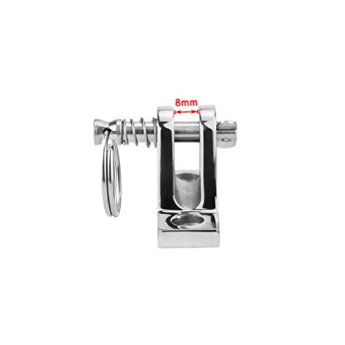 iplusmile Tendalino Parasole per Barca in Acciaio Inox Tendalino Ponte per Barche Supporto da Ponte Girevole da Ponte per Barche Accessori da Tetto per Barche Argento