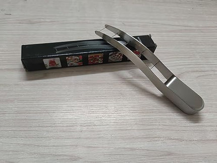 Affettatrice per Anguria, Coltello da Anguria in Acciaio Inox 304, Taglia Anguria a Cubetti, Taglia Cocomero con Lama da Taglio a Forma di Gancio Taglierina, Papaia, Coltello Frutta Affettare
