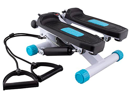Calma Dragon Stepper - Stepper fitness casa con fascia di resistenza, pedali antiscivolo e monitor digitale. Miglior stepper fitness per la casa, per l'esercizio cardio - Capacità di peso di 100 kg