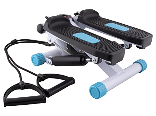 Calma Dragon Stepper - Stepper fitness casa con fascia di resistenza, pedali antiscivolo e monitor digitale. Miglior stepper fitness per la casa, per l'esercizio cardio - Capacità di peso di 100 kg