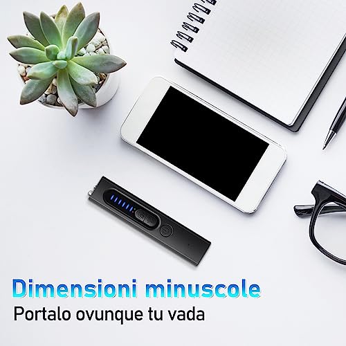 Rilevatore Microspie - Rilevatore Telecamere Nascoste Segnale Anti-Spia Hidden Camera Detector Rilevatore di Cimici RF Senza Fil GSM Dispositivo di Ascolto Ricerca per Ufficio Hotel Casa