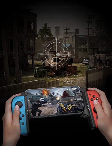 Grefay Mobile Game Controller Smartphone Pubg Gamepad Semplificato Portatile Universale Controller Mobile per Tutti Gli Smartphone iOS iPhone (Senza Joystick)