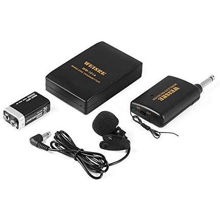 Microfono wireless radiomicrofono senza fili professionale VHF ricevitore WM-101A mic audio spettacolo classe conferenze
