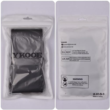 ykooe Custodia con Clip, Cintura Fondina Nylon para iPhone 14 13 12 11 Pro Max, Samsung Galaxy S21 FE S20+ S22 Ultra A12 A13 A53 A32 A52 A22 A42, (XL)