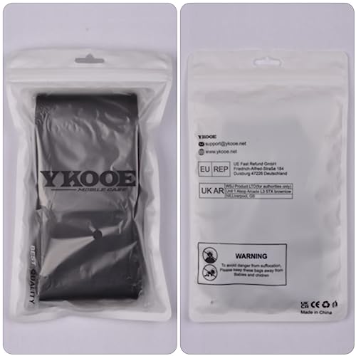 ykooe Custodia con Clip, Cintura Fondina Nylon para iPhone 14 13 12 11 Pro Max, Samsung Galaxy S21 FE S20+ S22 Ultra A12 A13 A53 A32 A52 A22 A42, (XL)