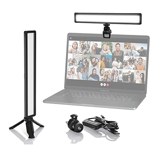 Moman Lampada Monitor, RL11 USB Lampada per Monitor di Notebook Laptop, Luce LED da Lettura con Protezione per Gli Occhi Luminosità e Temperatura Colore regolabili, Lampada-Monitor-Laptop-LED-Luce