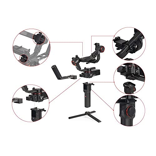 Manfrotto MVG300XM, Stabilizzatore Fotocamera Portatile Modulabile a 3 Assi per Camera Compatta, Stabilizzatore, Piattaforma per Video Dinamici, Sostiene fino a 3,4 Kg, Creazione di Video, Vlogging