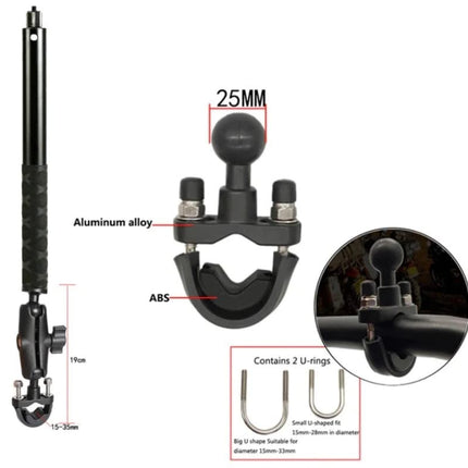 Bastone per Selfie Estensibile Monopiede Treppiedi con Adattatore per Bici e Moto, compatibile con Telecamera d'azione GoPro Hero Insta360