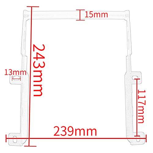 Fayedenicy Supporto per navigatore GPS per moto Supporto per smartphone Supporto per telefono cellulare Smart Navigatore Kit staffa 14MM Sostituzione per CFMoto CF Moto CF-Moto 800MT 800 MT 2021-2022