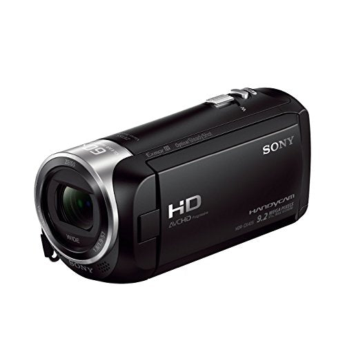 Sony HDR-CX405 Videocamera Full HD con Sensore CMOS Exmor R, Ottica Zeiss 26.8 mm, Zoom Ottico 30x, SteadyShot Ottico, Nero