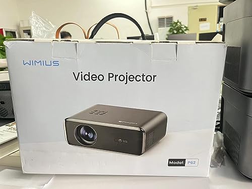 【Auto Focus/Keystone】 Proiettore WiFi Bluetooth 550 Ansi 1080P Nativo Full HD, WiMiUS Proiettore 4K Supporta con Funzione Zoom Videoproiettore WiFi6 Home Cinema per Telefono/TV Stick/PS5 HDMI AV USB