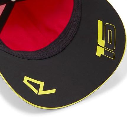 PUMA Scuderia Ferrari Cappello Charles Leclerc Monza 2023 Special Edition - Rosso/Giallo/Nero - Taglia Unica