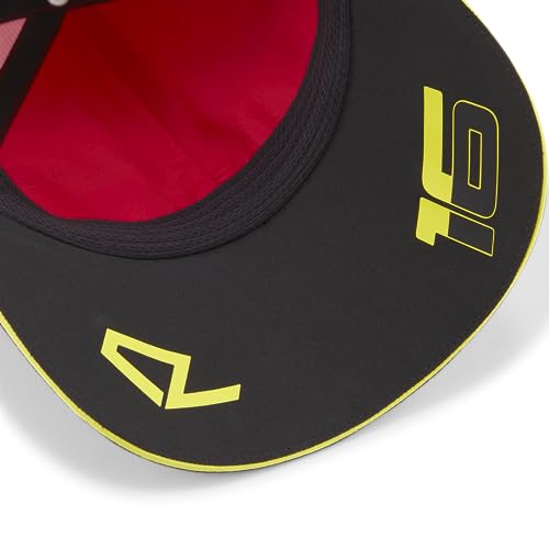 PUMA Scuderia Ferrari Cappello Charles Leclerc Monza 2023 Special Edition - Rosso/Giallo/Nero - Taglia Unica