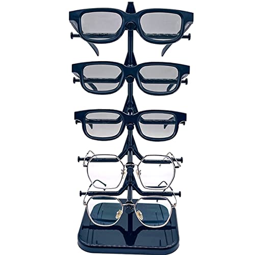 Supporto per occhiali Portaocchiali Espositore Da Sole Per Occhiali a 5 Strati Sole Sunglasses Display per la Conservazione e la Presentazione, per casa, ufficio, scrivania, idea regalo