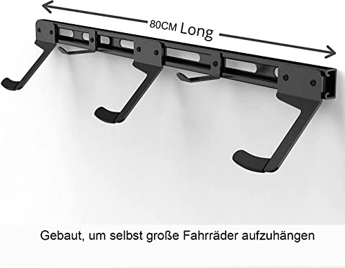 Supporto da parete per bicicletta, supporto da parete per bicicletta, per 3 biciclette