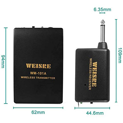 Microfono wireless radiomicrofono senza fili professionale VHF ricevitore WM-101A mic audio spettacolo classe conferenze