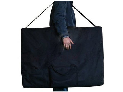 LETTINO MASSAGGIO 3 ZONE IN LEGNO PORTATILE -DIMENSIONE 180x56 CM-PESA SOLO 13,3KG CON ACCESSORI 14,5KG+ANGOLI ARROTONDATI E RINFORZATI+ PANNELLO REIKI - PER FISIOTERAPIA - NERO