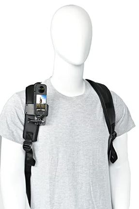 Kit di accessori per insta360 One X3 Compatibile con GoPro Hero 10, Hero 9/8/7/6, Include Clip per Zaino, Fascia Toracica, Fascia,Testa, Cainturino