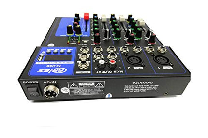 BES SRL Mixer Controller Audio Professionale 7 canali USB Karaoke mp3 dj F7 USB