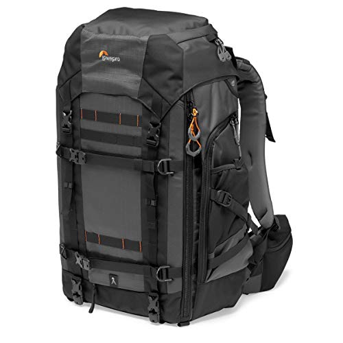 Lowepro Pro Trekker BP 550 AW II Zaino Fotografico Outdoor con Divisori MaxFit per Laptop/iPad 15", Pro Mirrorless e DSLR, Sony, Canon, Nikon, Gimbal, Drone, DJI, Nero/Grigio Scuro